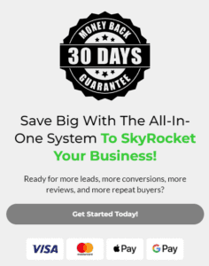Local Business Growth System Digital marketing agency 30 day money back guarantee