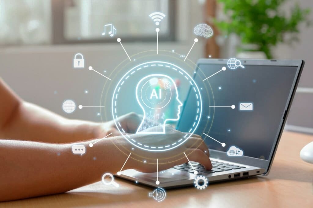using-the-intelligence-of-a-laptop-to-interact-with-artificial-intelligence-automation-technology--1024x682.jpg