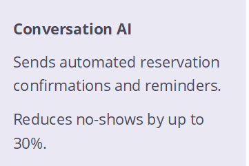 Conversational AI market automation tools for local business