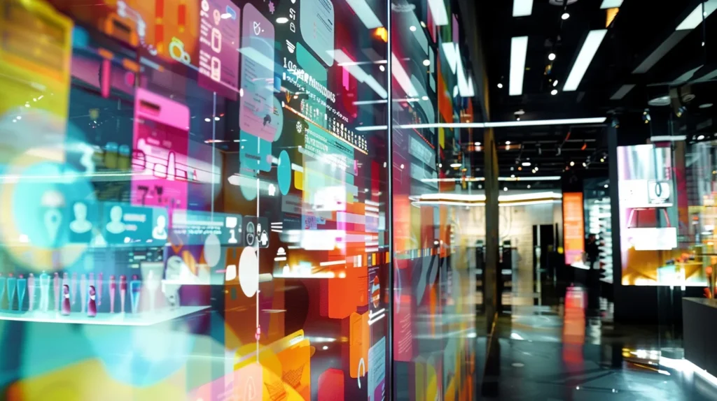 a vibrant and dynamic infograph showcasing various successful brands with highlighted revenue growth and customer engagement metrics, set against a modern, sleek background that emphasizes strategic content marketing impact.